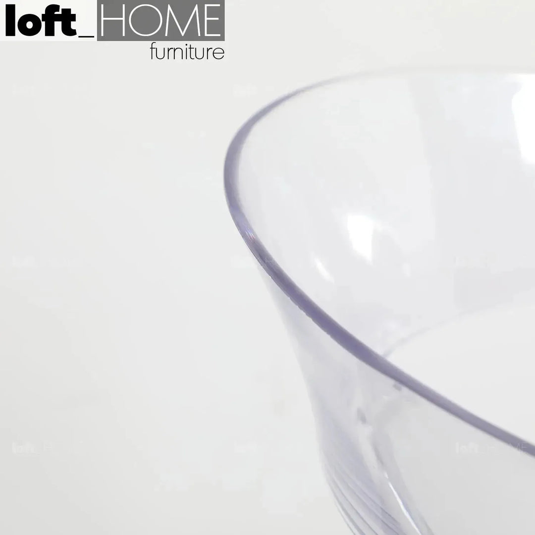 Contemporary plastic dining chair renzo environmental situation.