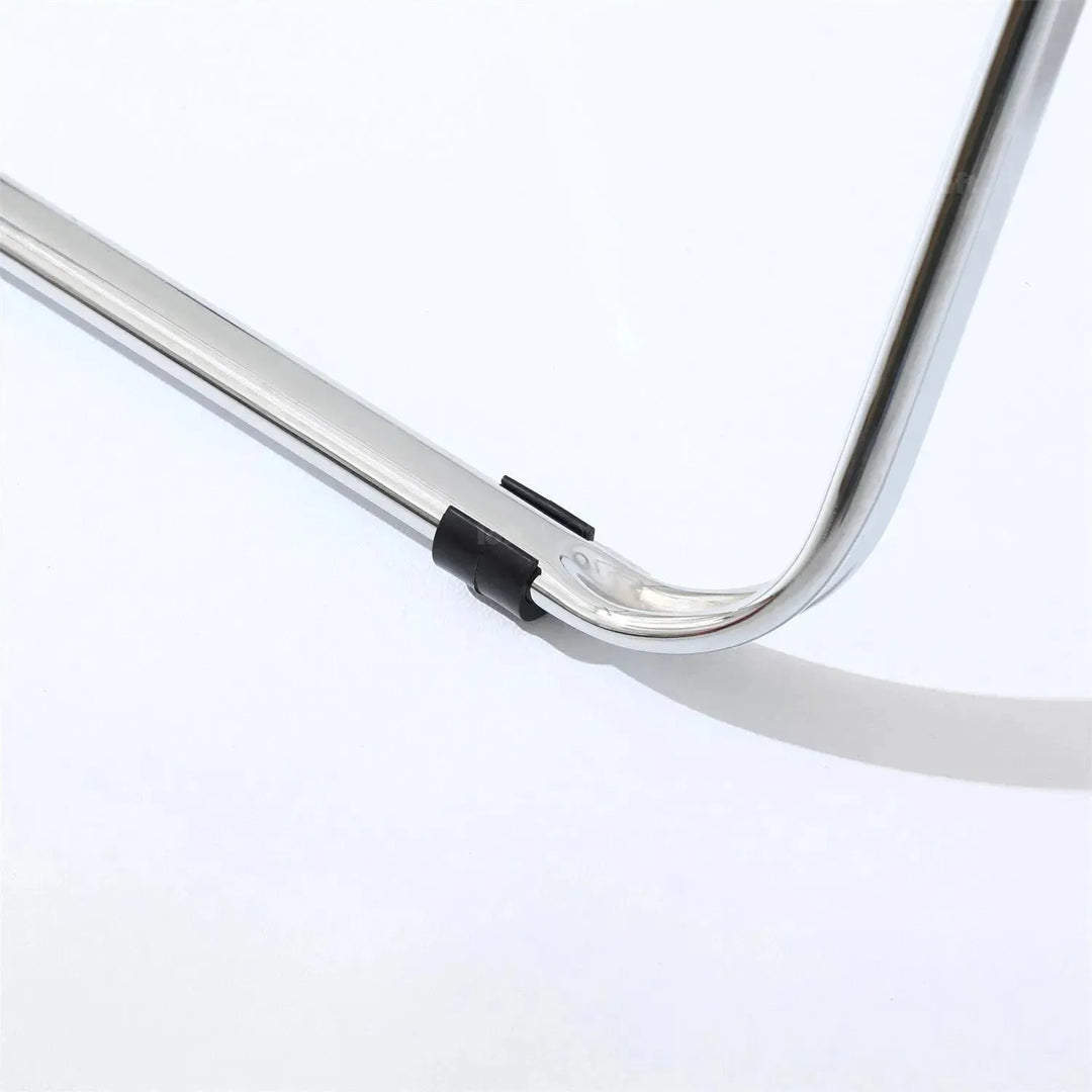 Contemporary plastic foldable dining chair fikas in panoramic view.