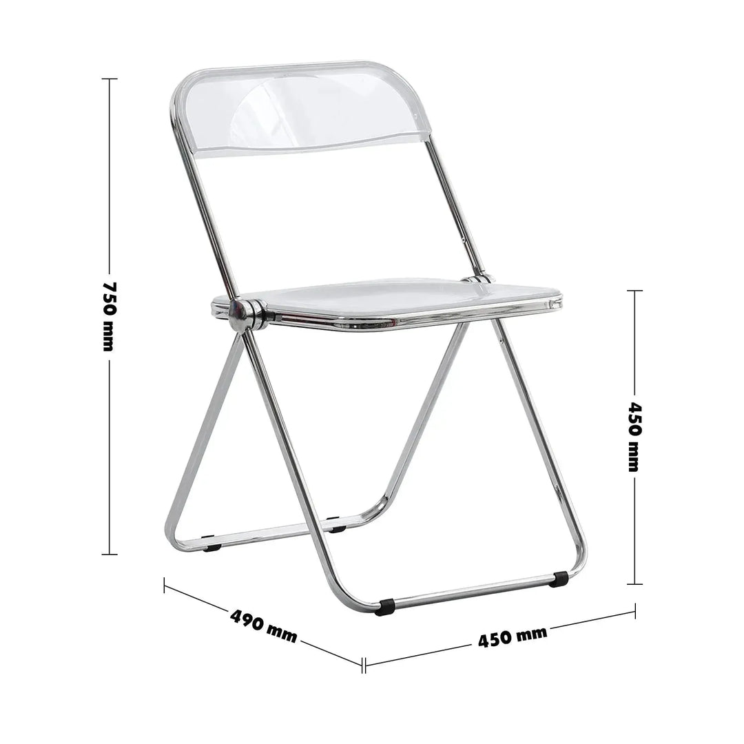 Contemporary plastic foldable dining chair fikas size charts.