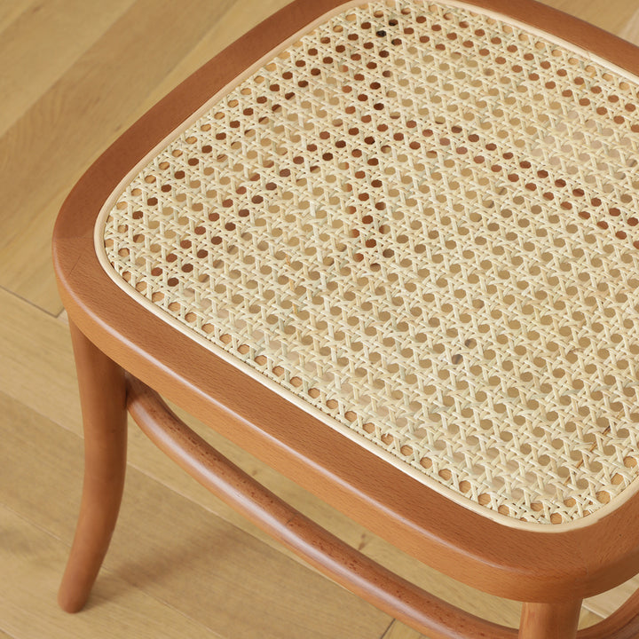 Scandinavian rattan dining chair no811 in real life style.