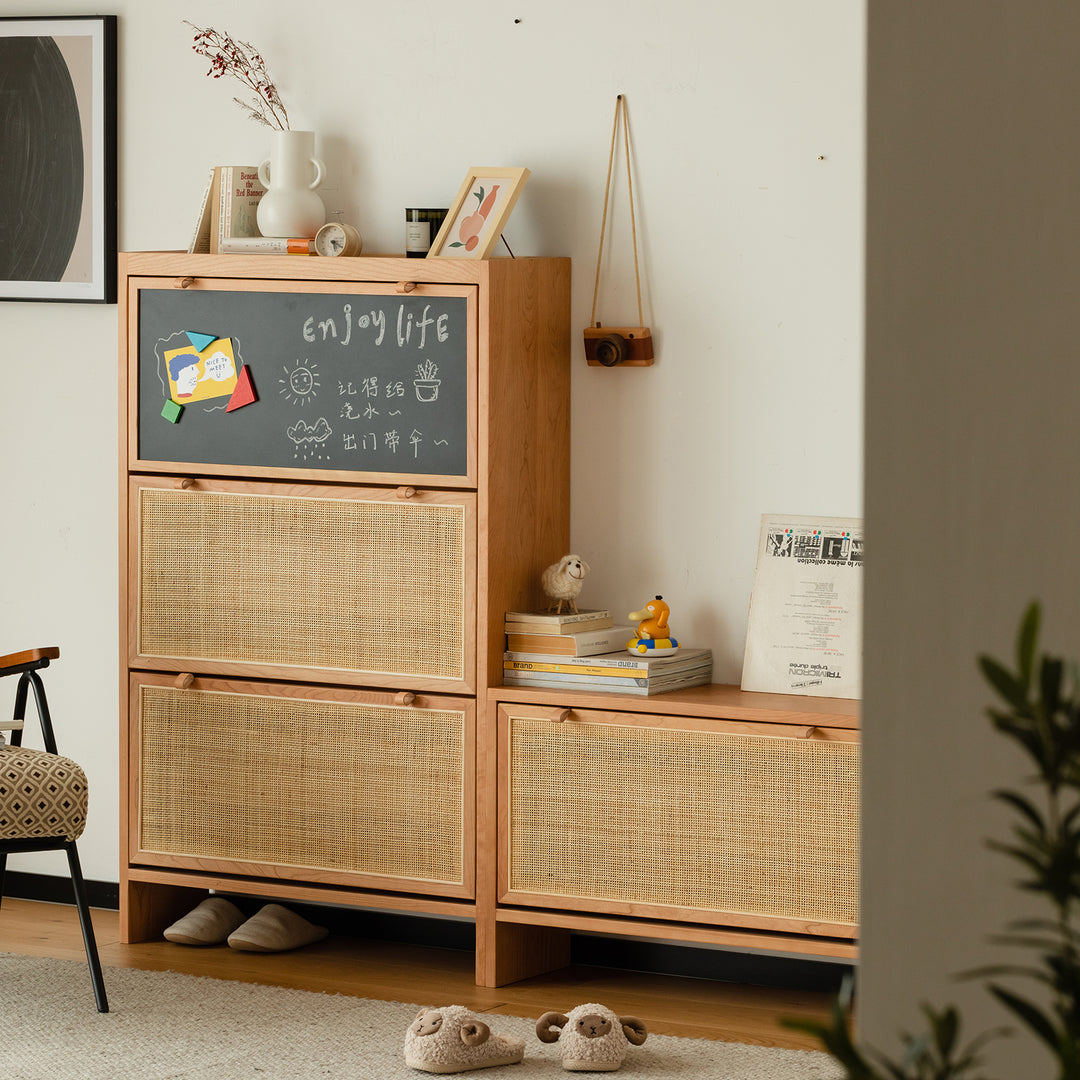 Scandinavian rattan shoe cabinet kangaroo size charts.