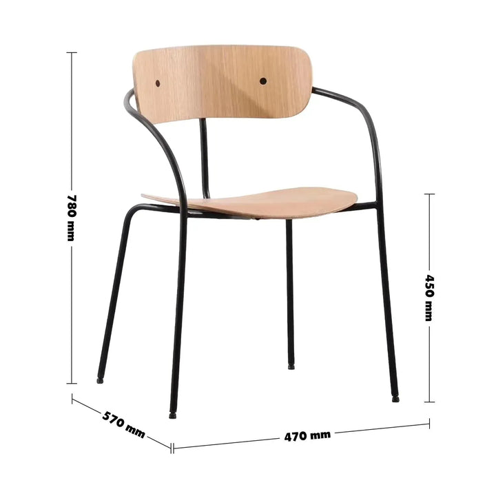 Industrial wood armrest dining chair pavilion av2 size charts.