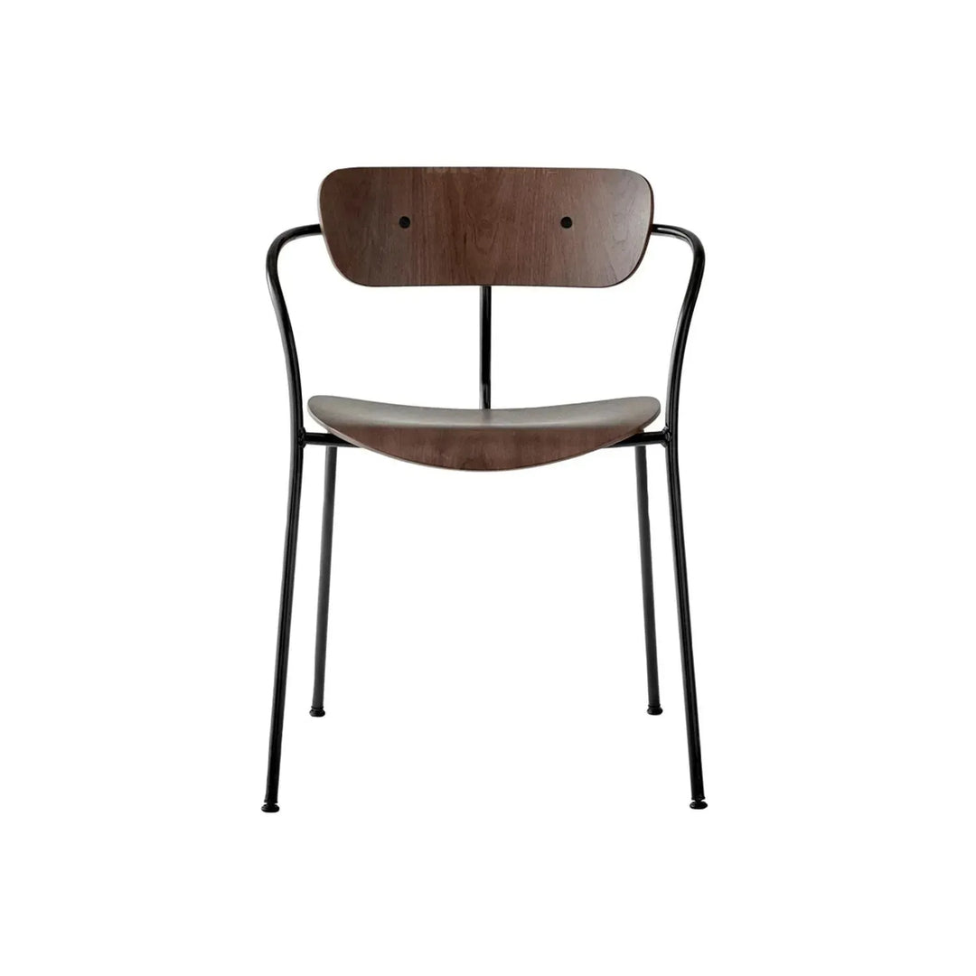 Industrial wood armrest dining chair pavilion av2 situational feels.