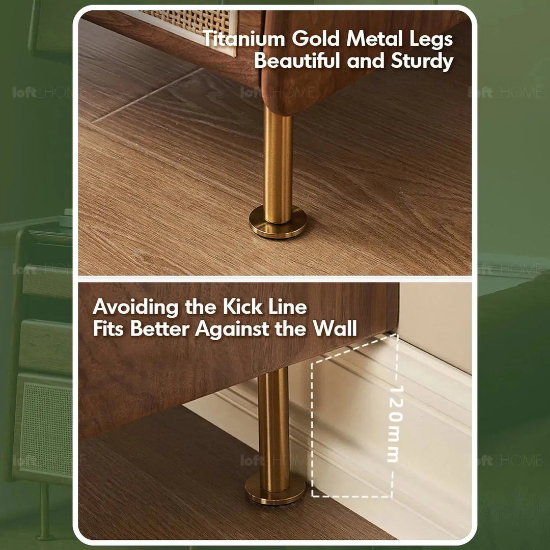 Japandi wood cabinet goya conceptual design.