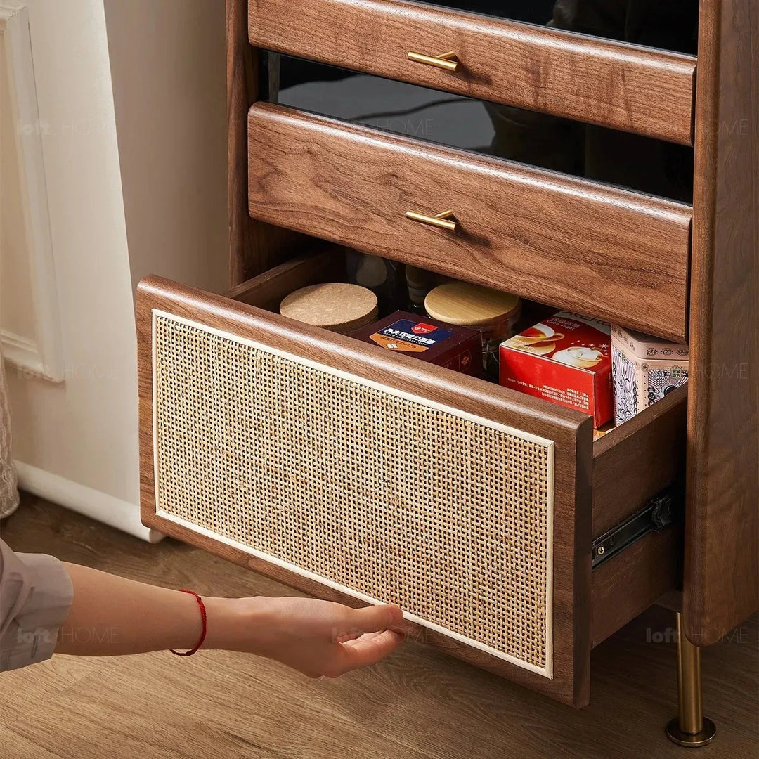 Japandi wood cabinet goya detail 4.