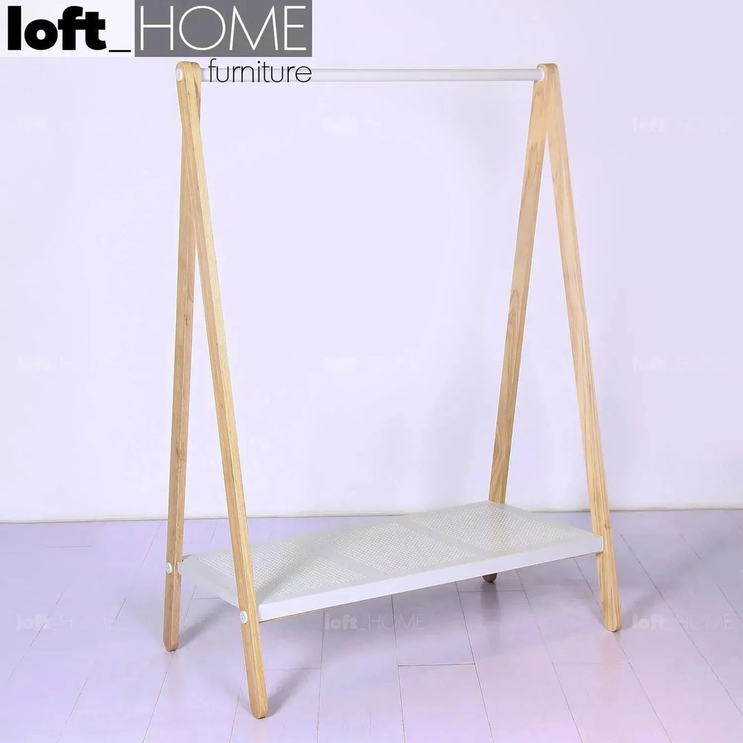 Modern wood cloth hanger toj detail 2.