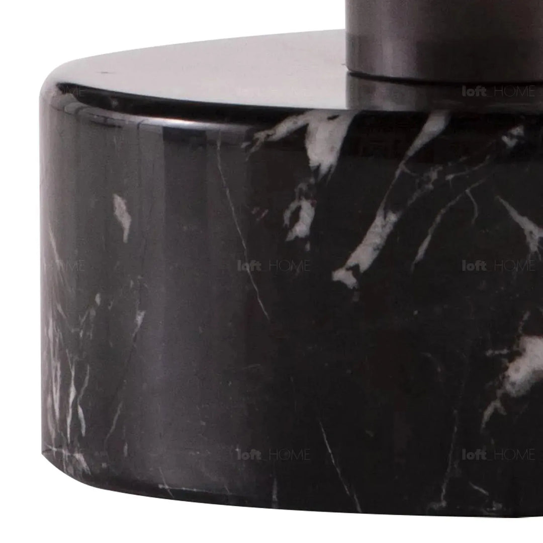 Japandi wood coffee table cascade in real life style.