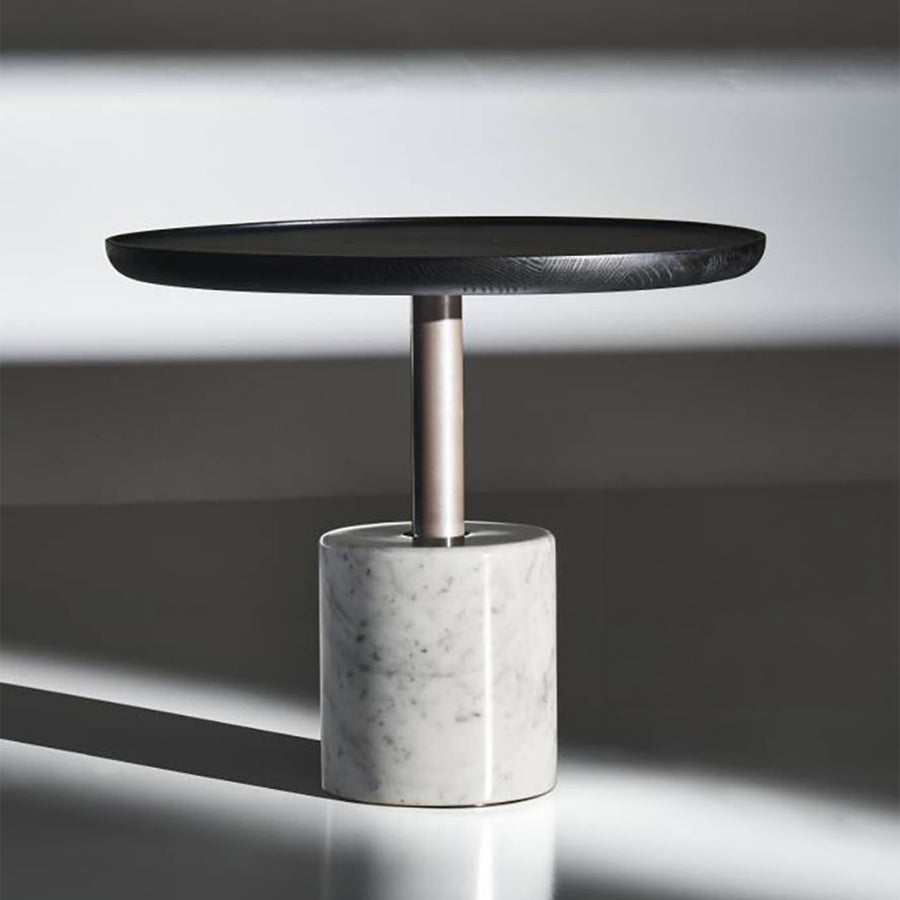 Japandi wood coffee table lumen primary product view.