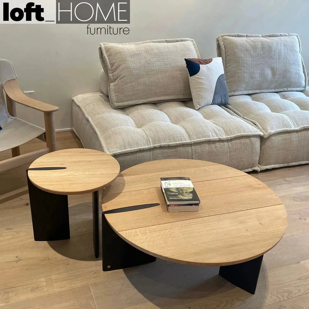 Japandi wood coffee table shona environmental situation.