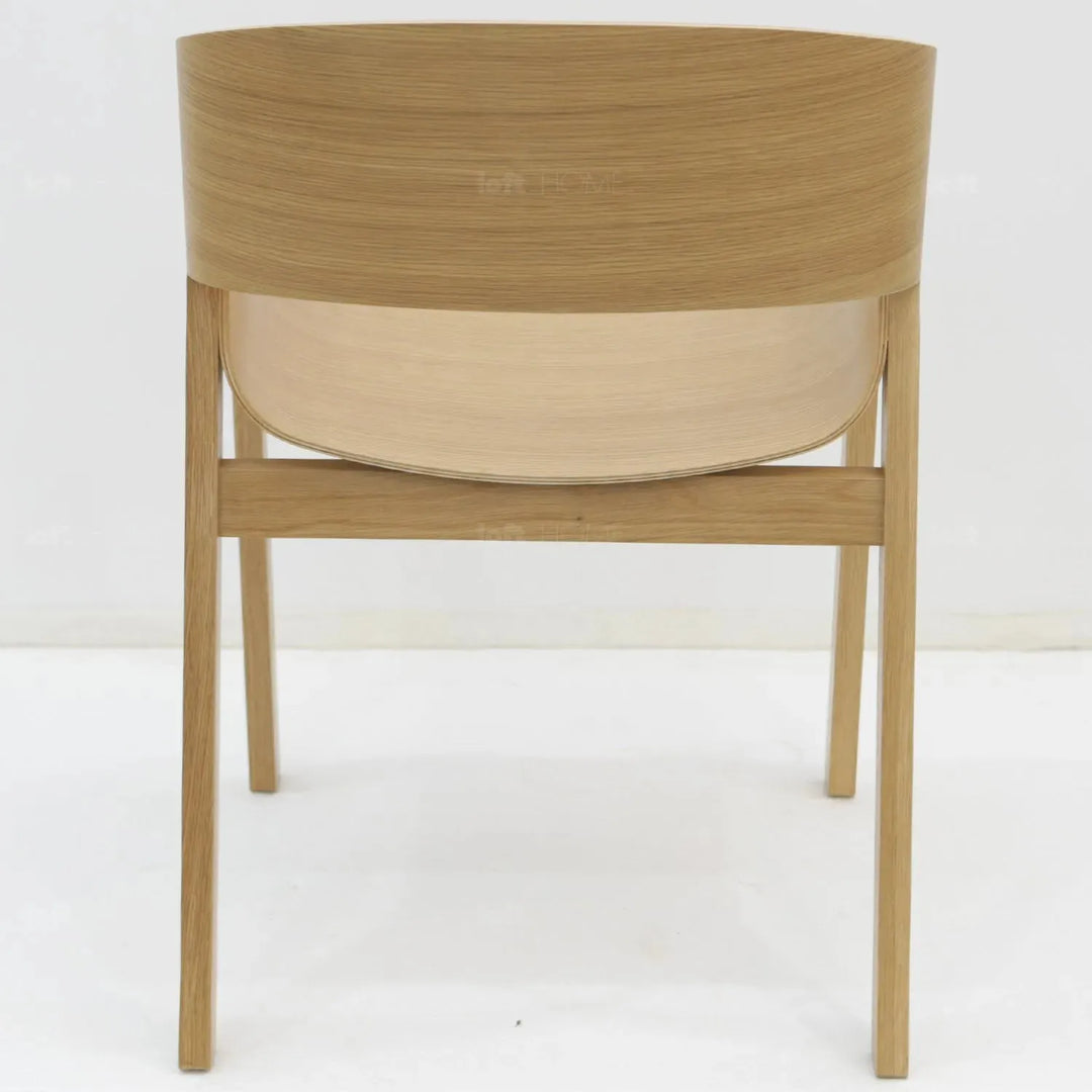 Scandinavian wood dining chair 2pcs set flair environmental situation.