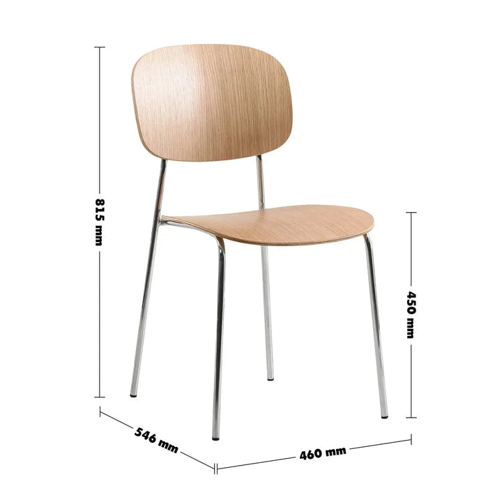 Industrial wood dining chair co size charts.