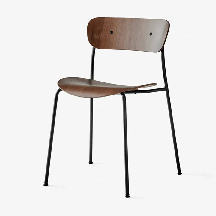 Industrial wood dining chair pavilion av1 detail 4.