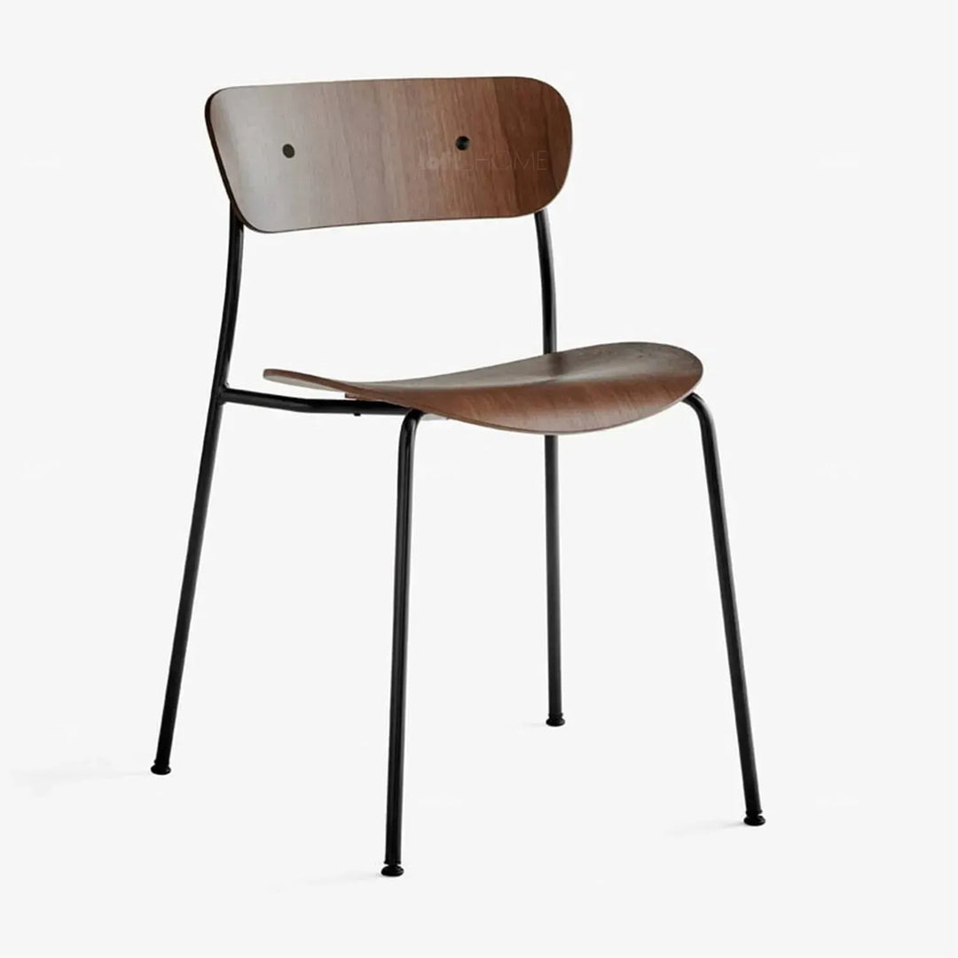 Industrial wood dining chair pavilion av1 detail 6.