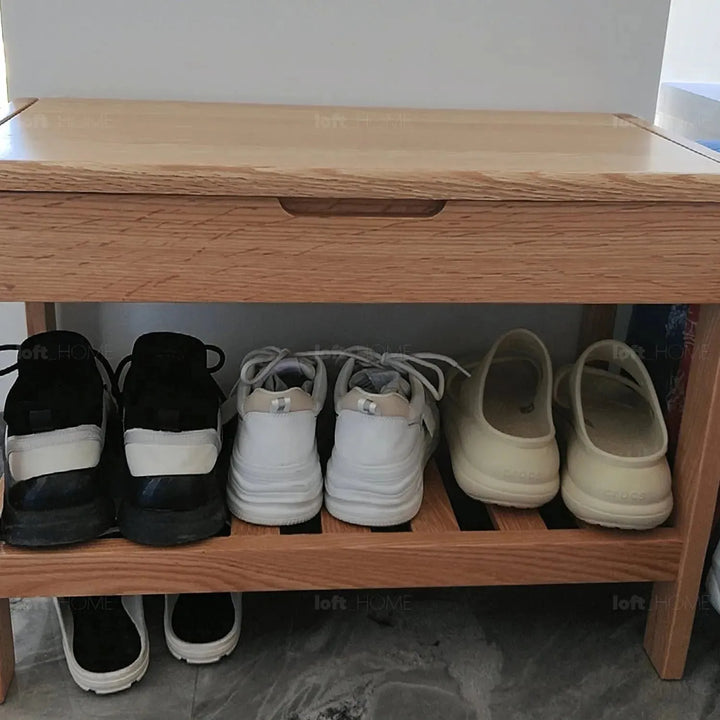 Scandinavian wood footstool norway detail 6.