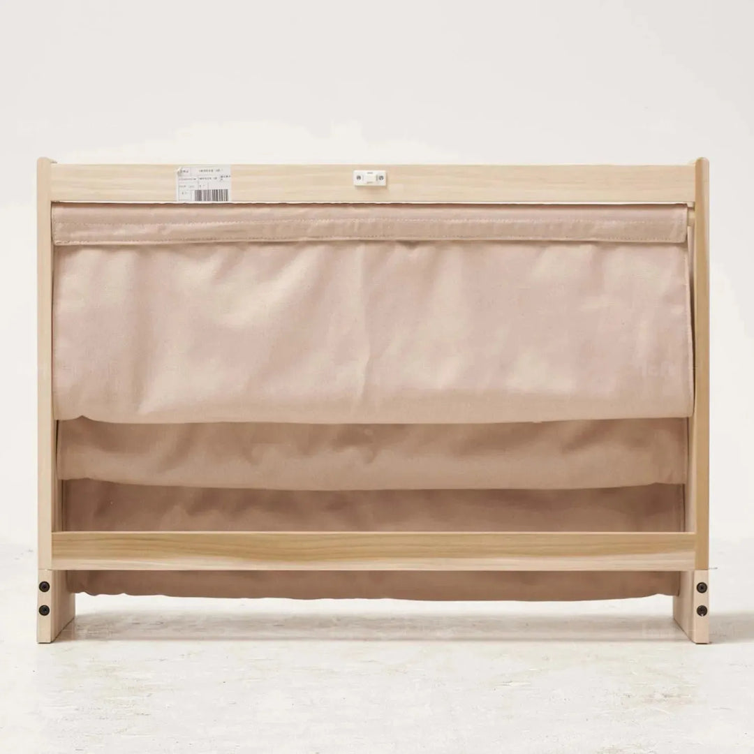 Scandinavian wood kids bookshelf 4 layers charm environmental situation.