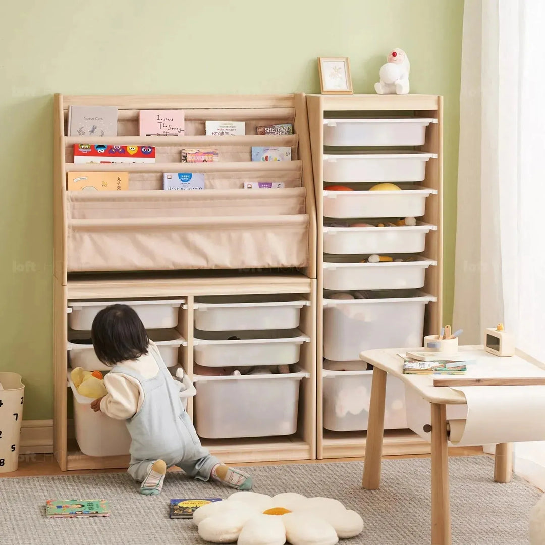 Scandinavian wood kids drawer cabinet whimsi detail 3.