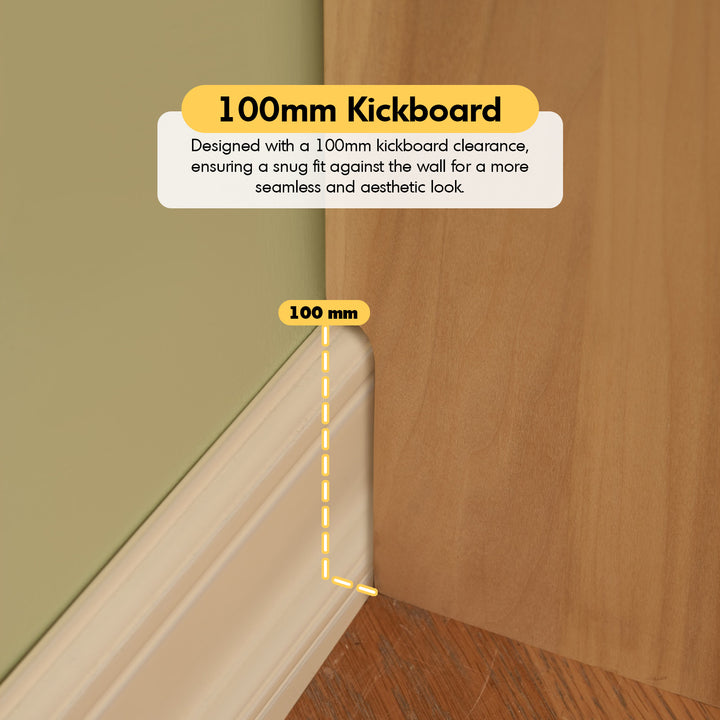 Scandinavian wood kids drawer cabinet whimsi in real life style.