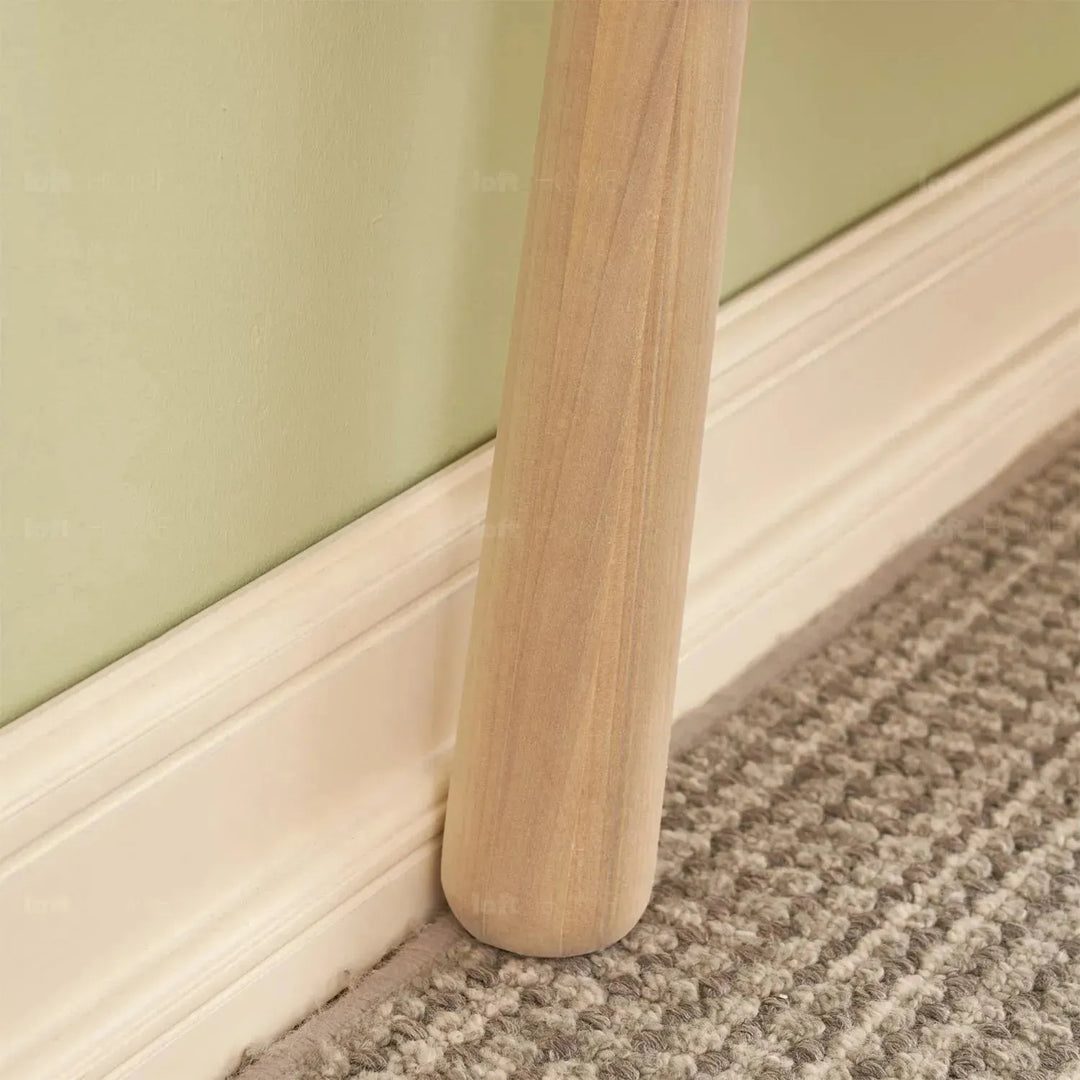 Scandinavian wood kids study table bliss layered structure.