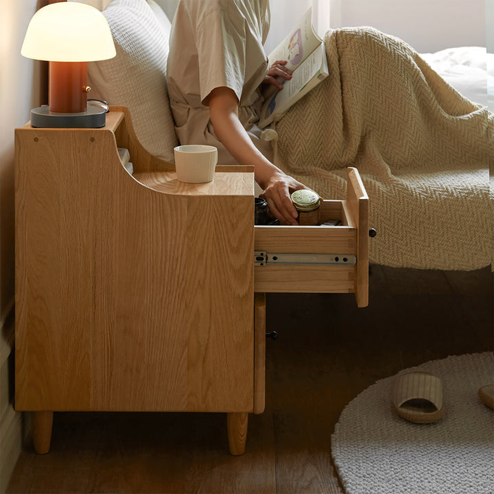 Scandinavian Wood Side Table BESIDE