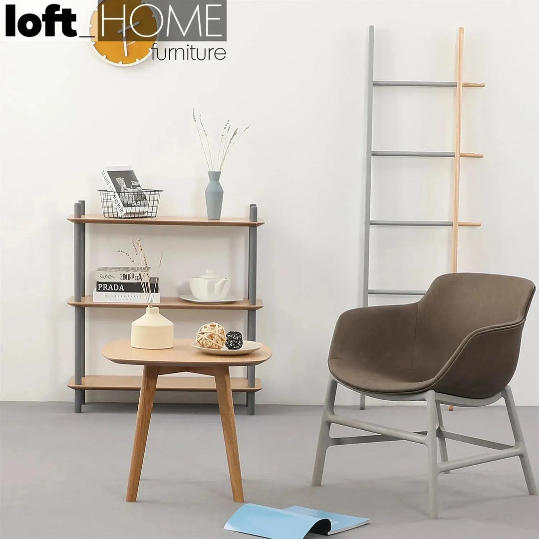 Scandinavian wood side table deauville material variants.