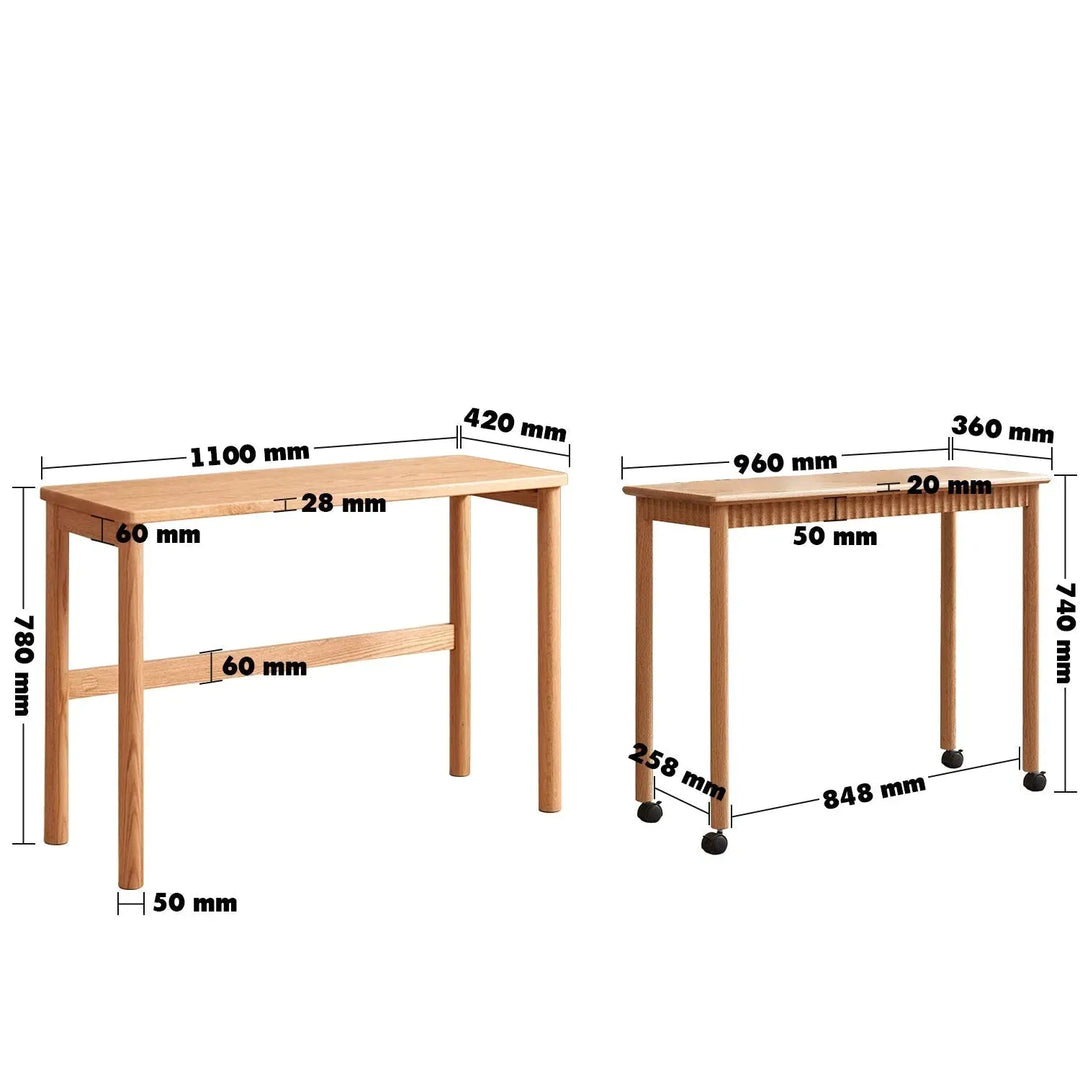 Scandinavian wood caster wheel extendable study table twin layer size charts.