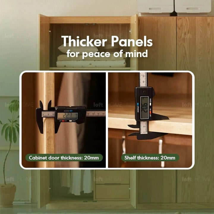 Scandinavian wood wardrobe belle situational feels.