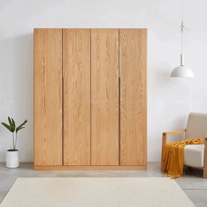 Scandinavian wood wardrobe belle detail 8.