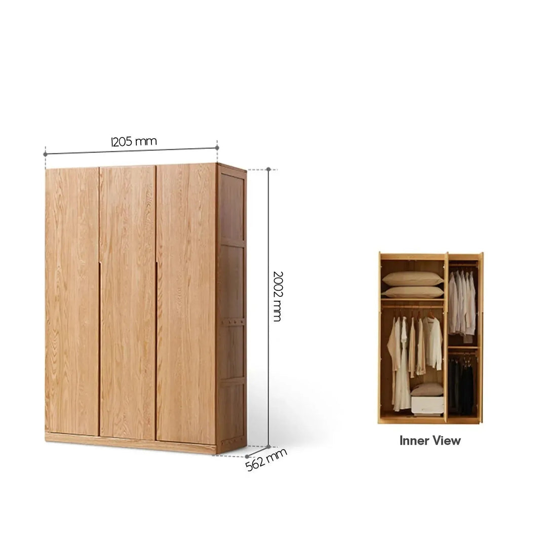 Scandinavian wood wardrobe belle detail 21.