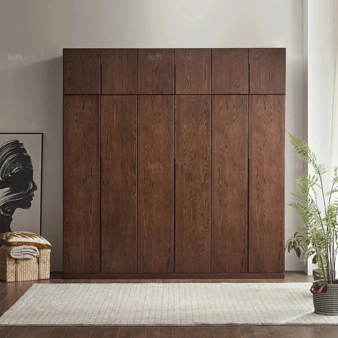 Scandinavian wood wardrobe belle detail 18.