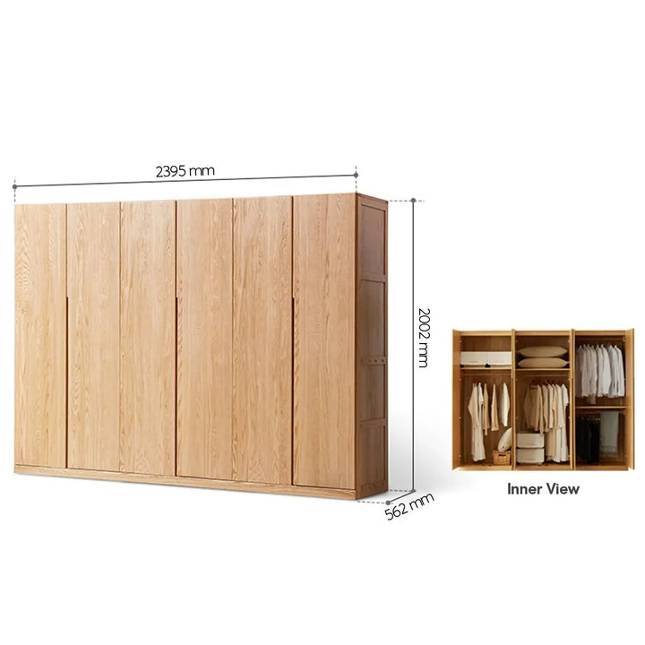 Scandinavian wood wardrobe belle detail 25.