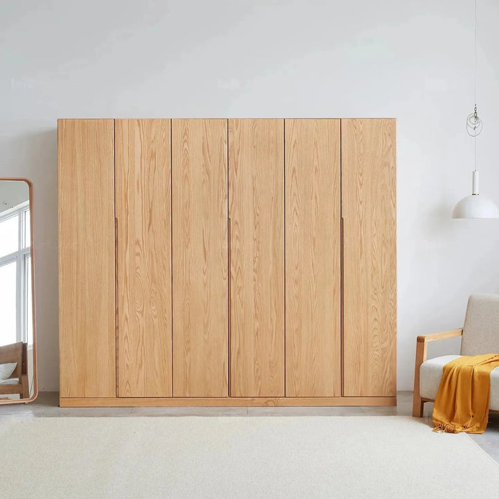 Scandinavian wood wardrobe belle detail 10.