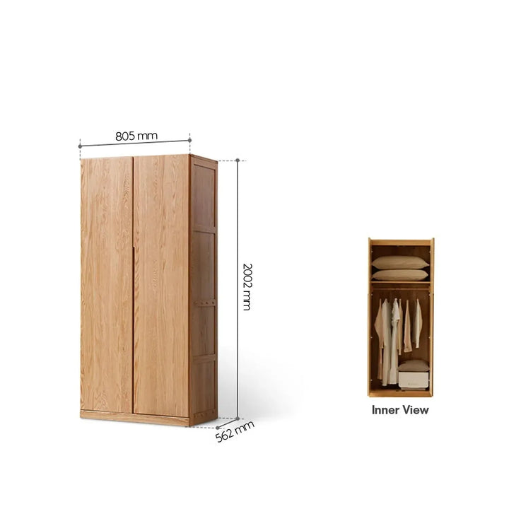 Scandinavian wood wardrobe belle detail 20.