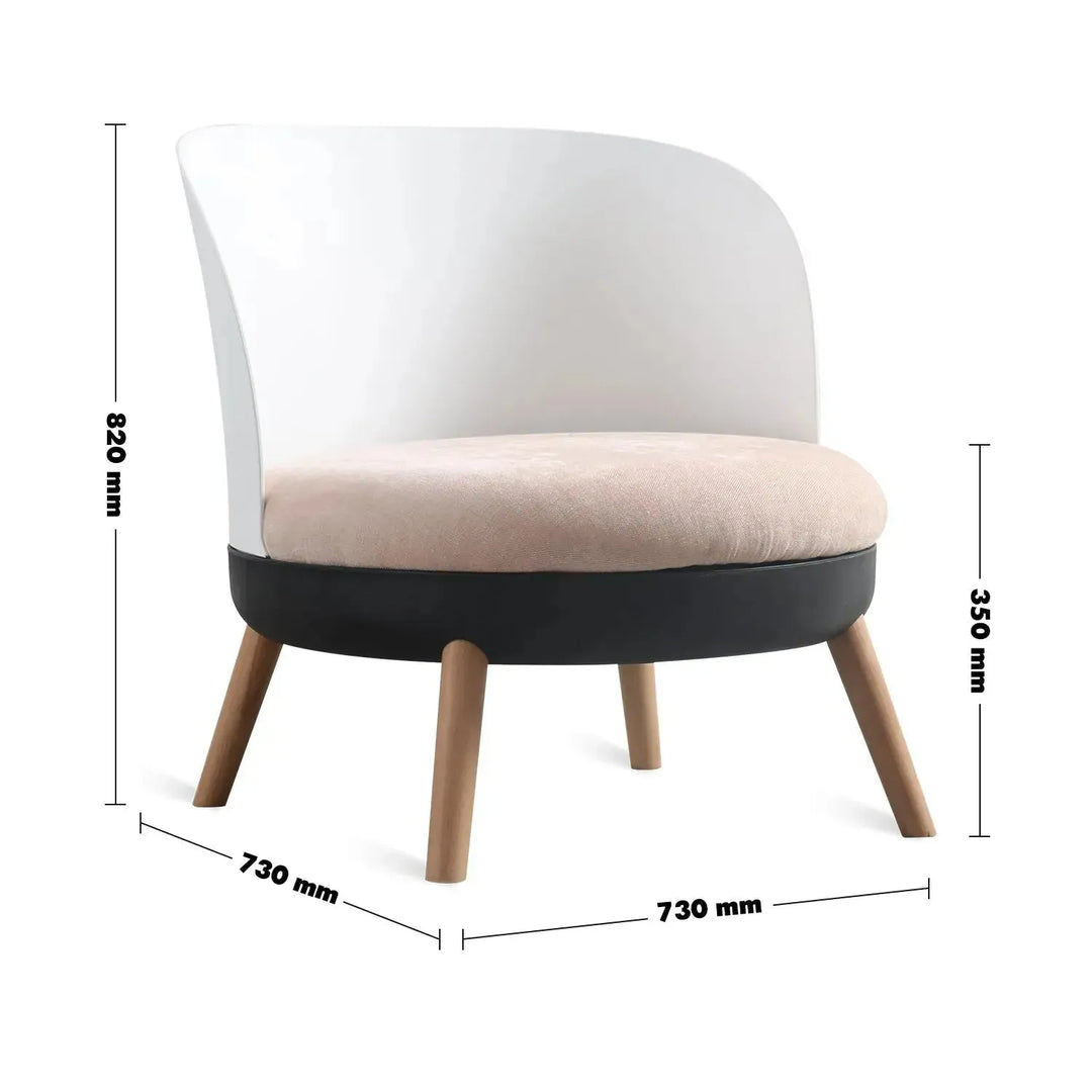 Modern fabric 1 seater sofa makron size charts.