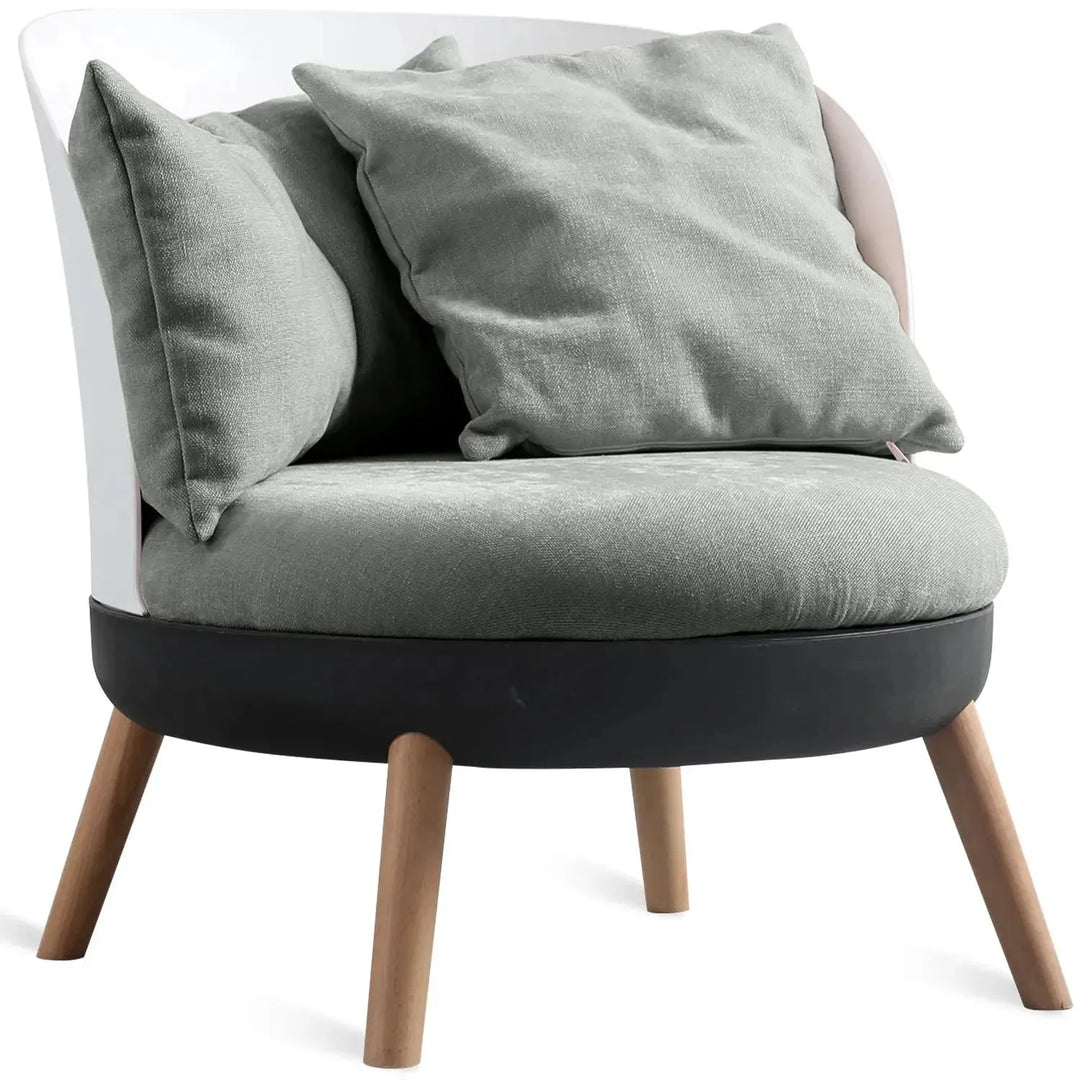 Modern fabric 1 seater sofa makron situational feels.