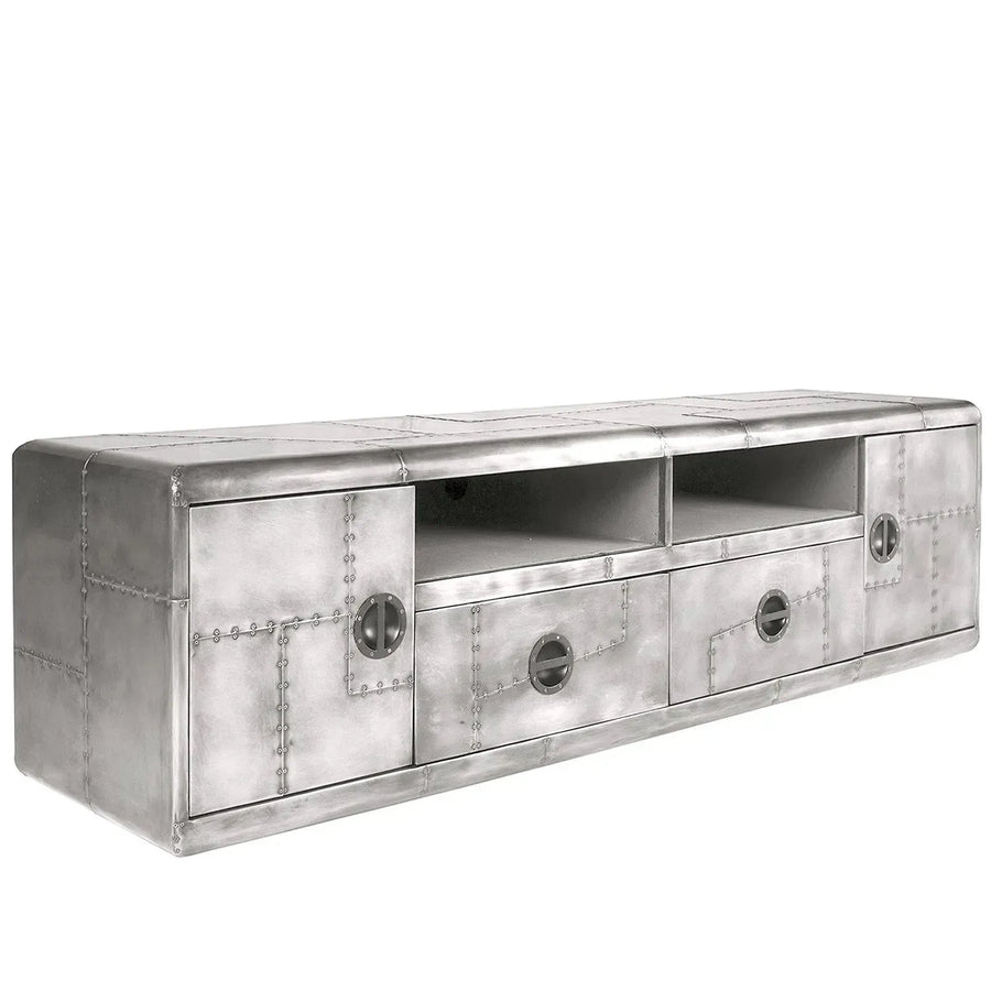 Industrial aluminium tv console gareth primary product view.