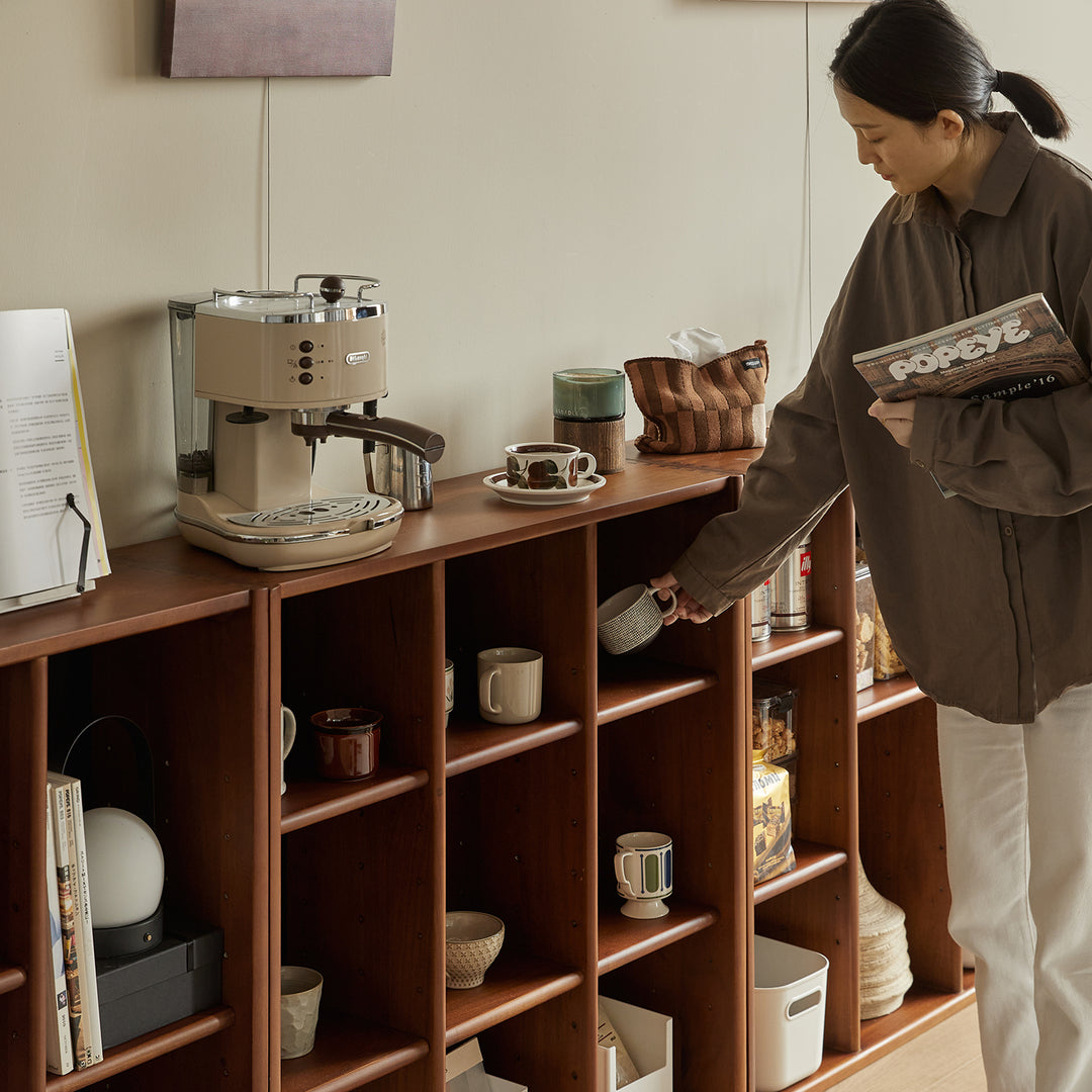 Vintage boxwood modular bookshelf n plus size charts.