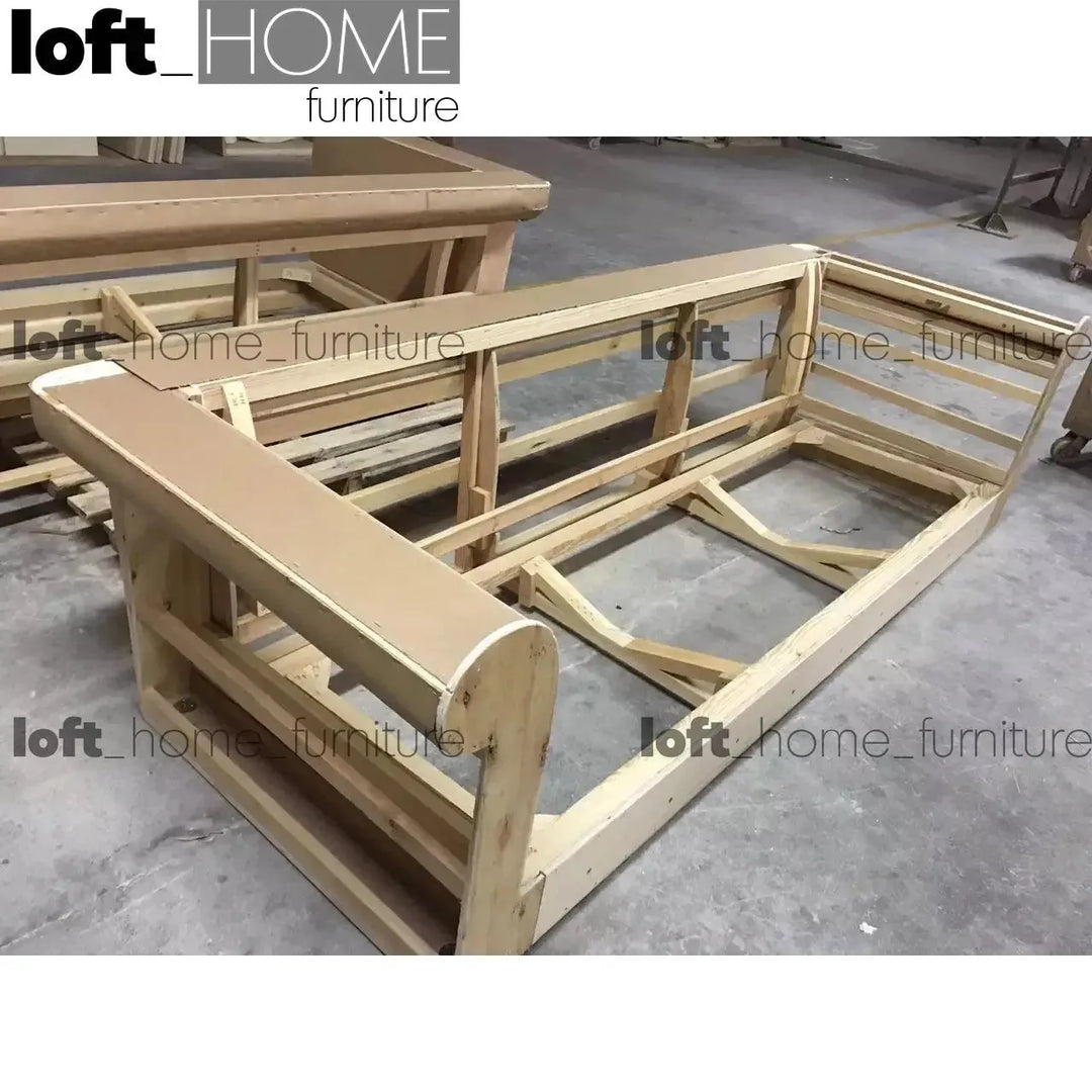 Vintage denim fabric 2 seater sofa union jack chesterfield situational feels.