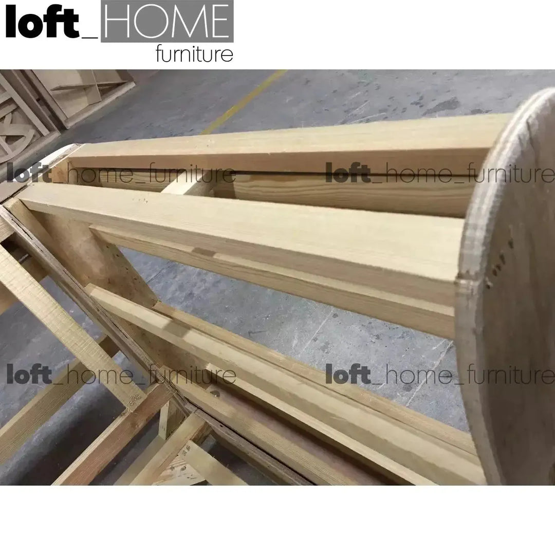 Vintage denim fabric 2 seater sofa union jack chesterfield layered structure.