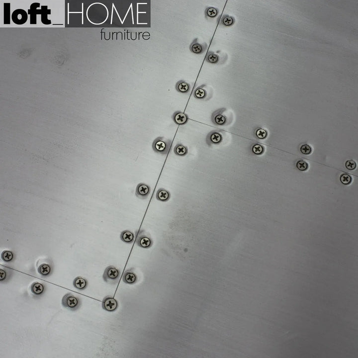 Industrial genuine leather 1 seater sofa aircraft conceptual design.