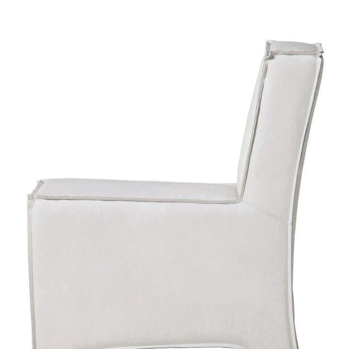 Vintage genuine leather 1 seater sofa cube situational feels.