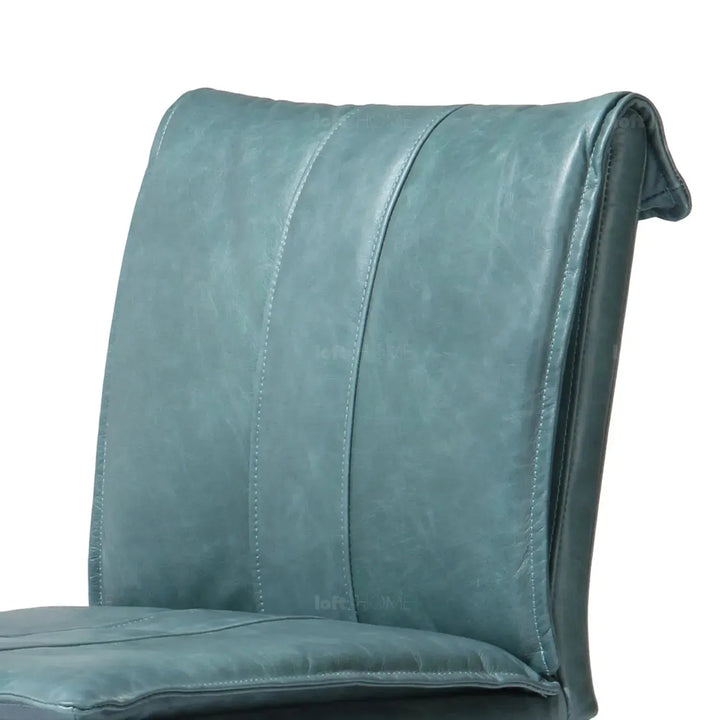 Industrial genuine leather dining chair lux situational feels.