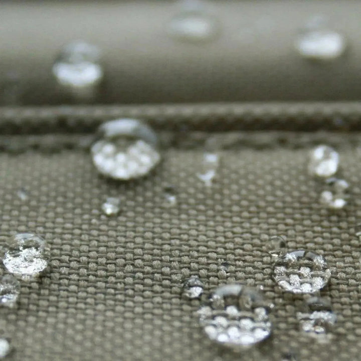 Vintage genuine leather ottoman martin in details.