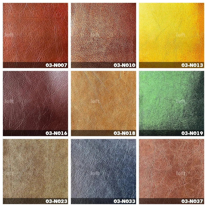 Vintage genuine leather study chair akron material variants.