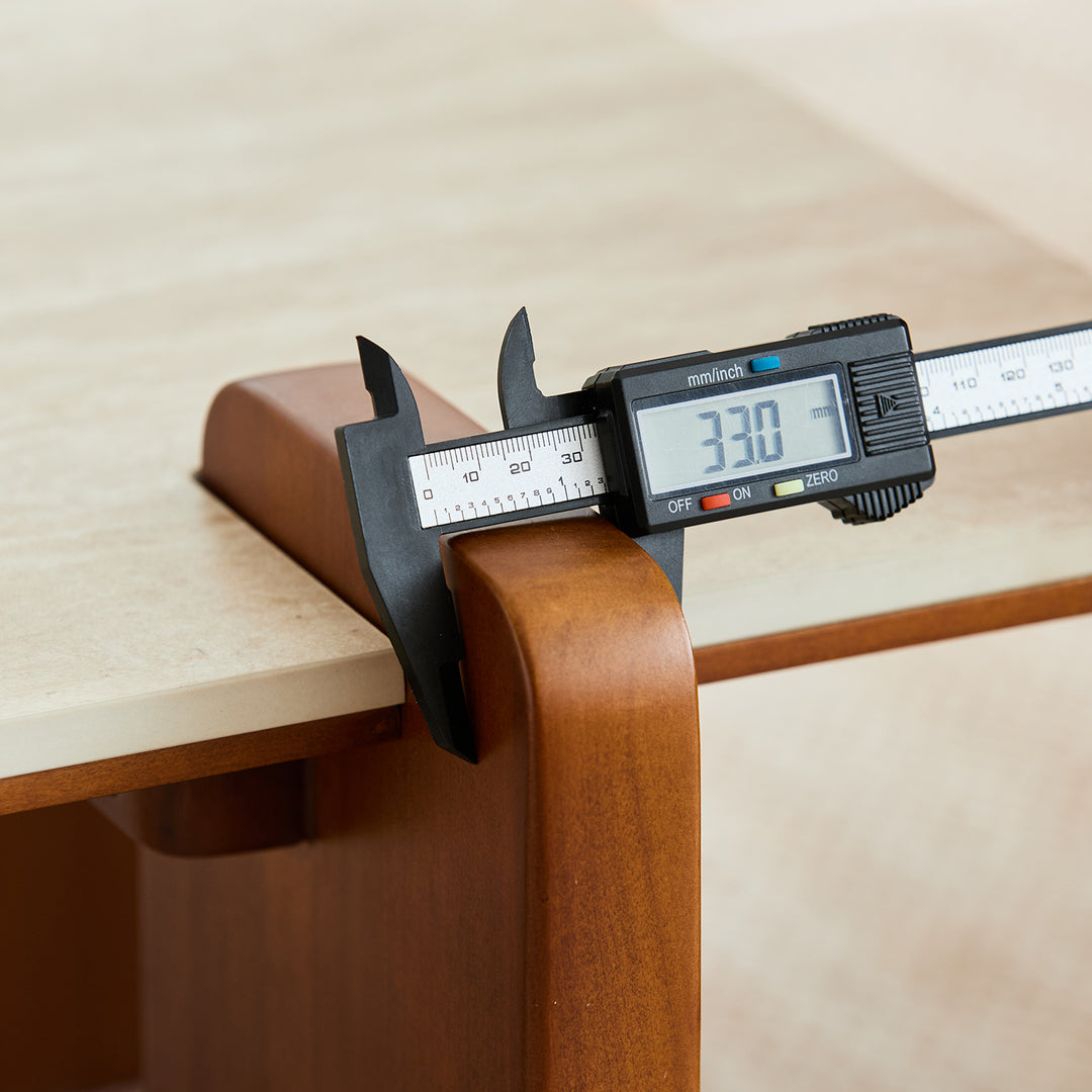 Vintage sintered stone coffee table roma in details.