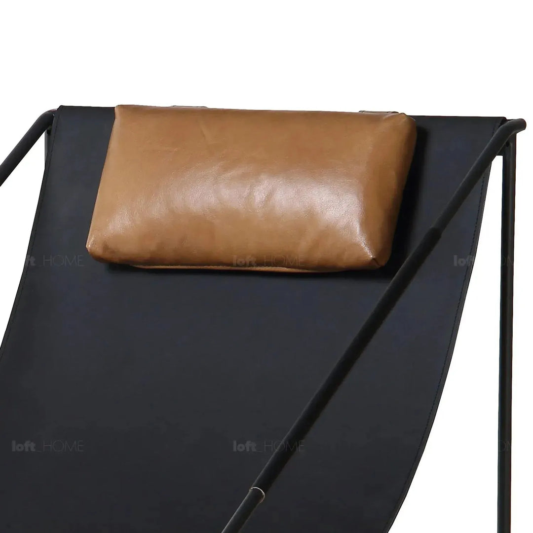 Industrial vege genuine leather 1 seater sofa winslow in still life.