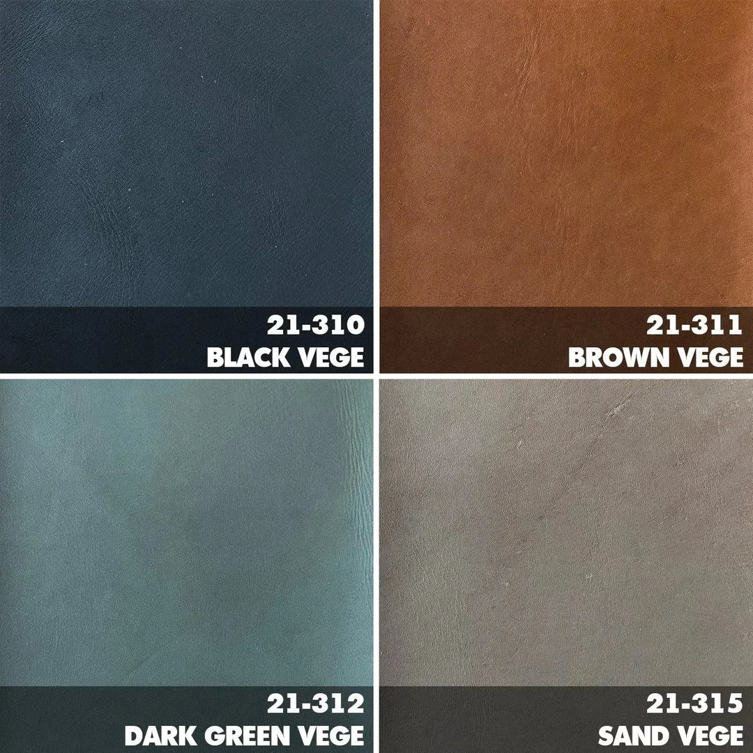 Industrial vege genuine leather 1 seater sofa winslow color swatches.